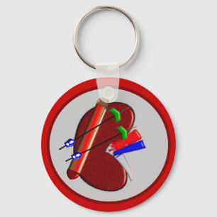 Dialysis  And Kidney Design Gifts Key Ring