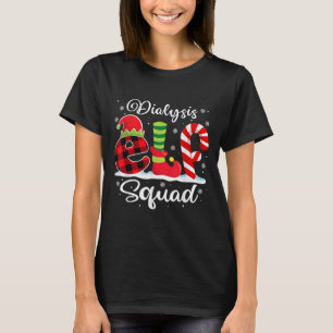 Dialysis Elf Squad Christmas Dialysis Nurse Matchi T-Shirt