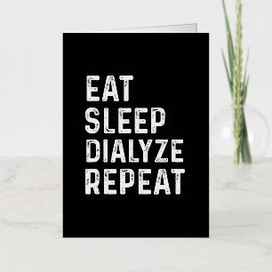 Dialysis Gifts For Patients Kidney Tech Nephrology Foil Greeting Card