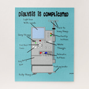 Dialysis Humour Pillow Jigsaw Puzzle