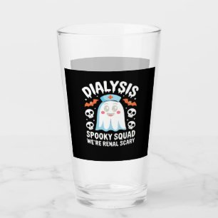 Dialysis Nephrology Nurse Cute Halloween Spooky Es Glass