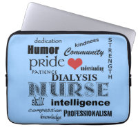 Dialysis Nurse-Attributes/Blue-13 inch