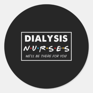 Dialysis Nurse Classic Round Sticker