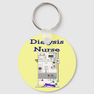 Dialysis Nurse Gifts-Unique Machine Design Key Ring