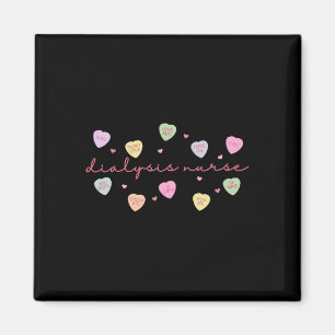 Dialysis Nurse Heart Valentine Day Nephrology Tech Magnet