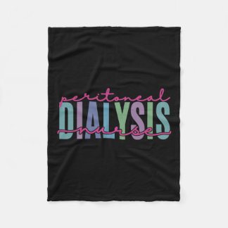 Dialysis Nurse Kidney Disease Fun Nursing 1  Fleece Blanket