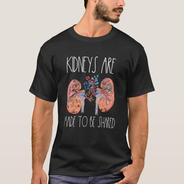 Dialysis Nurse Kidney Donor Transplant Recipient M T-Shirt (Front)