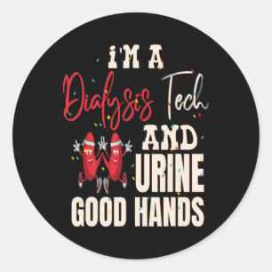 Dialysis Nurse Nephrology Kidney Disease Nursing 1 Classic Round Sticker