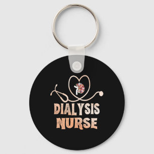 Dialysis Nurse Nephrology Kidney Disease Nursing 4 Key Ring