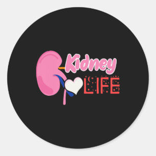 Dialysis Nurse Nephrology Kidney Disease Nursing 5 Classic Round Sticker