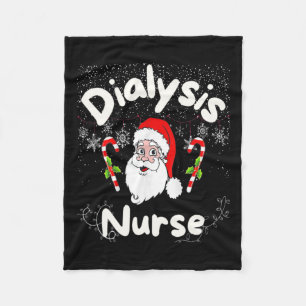 Dialysis Nurse Nephrology Kidney Disease Nursing 5 Fleece Blanket