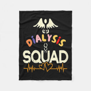 Dialysis Nurse Nephrology Kidney Disease Nursing 5 Fleece Blanket