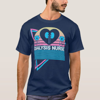 Dialysis Nurse Retro T-Shirt