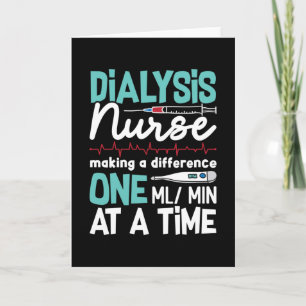 Dialysis Nurse Technician Nephrology Dialysis Tech Card