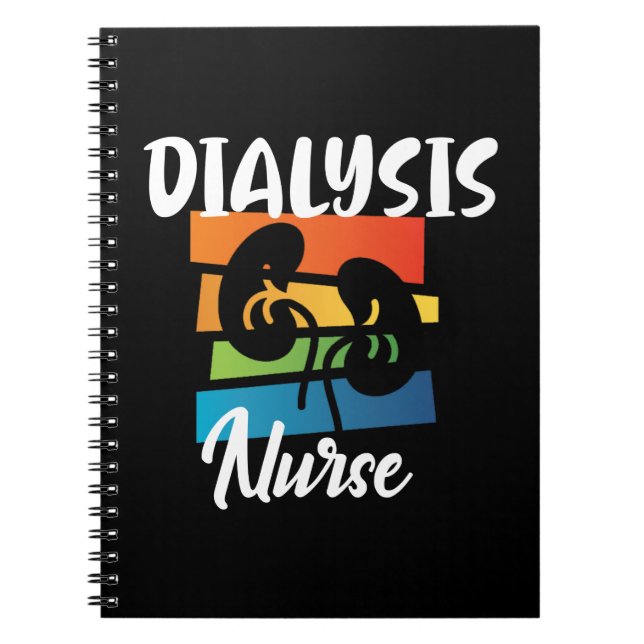 Dialysis Nurse Technician Squad Gifts Notebook (Front)