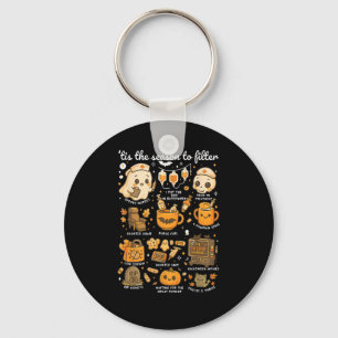 Dialysis Nurse Tis The Season To Halloween Key Ring