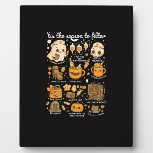 Dialysis Nurse Tis The Season To Halloween Plaque