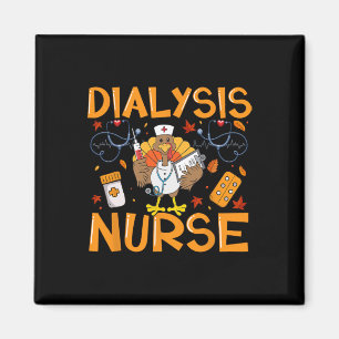 Dialysis Nurse Turkey Thanksgiving Stethoscope Aut Magnet