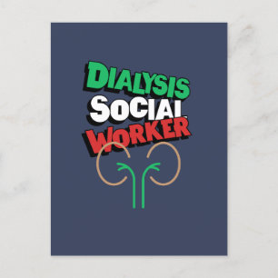 Dialysis Social Worker Postcard