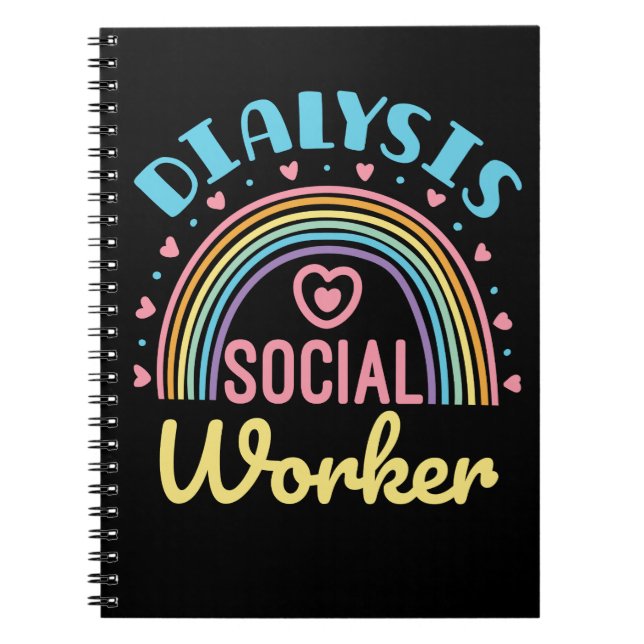 Dialysis Social Worker Renal LCSW Notebook (Front)