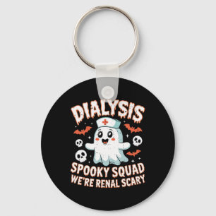 Dialysis Spooky Squad Renal Halloween Nephrology N Key Ring