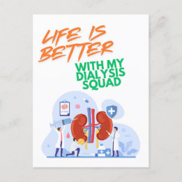 Dialysis Squad Postcard
