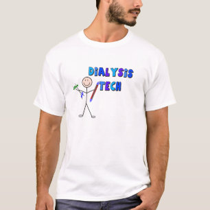 Dialysis Tech STICK MAN Design T-Shirt