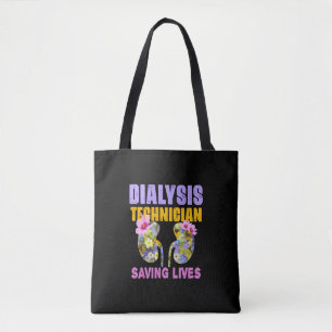 dialysis technician gifts - nephrologist shirt tote bag