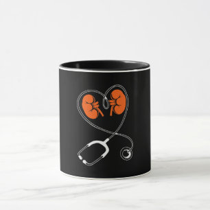 Dialysis Technician Heart Love Tech Dialysis Nurse Mug