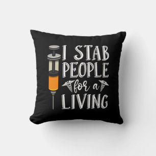 Dialysis Technician I Stab People Nephrolog Cushion