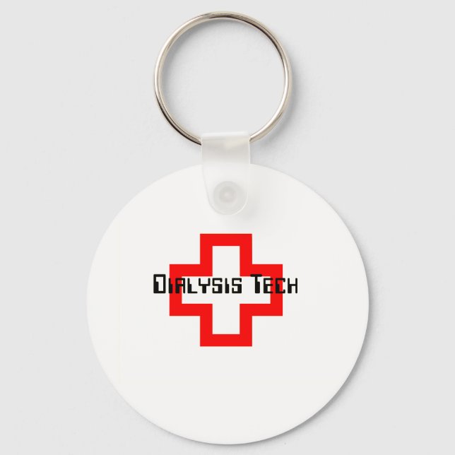 Dialysis Technician Key Ring (Front)