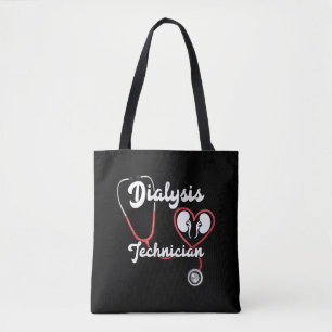 Dialysis Technician Kidney Nephrology Tech Nurse Tote Bag