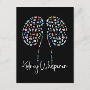Dialysis Technician Kidney Whisperer Tech Nurse Holiday Postcard