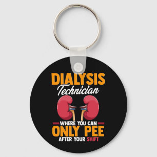 Dialysis Technician Nephrology Kidney  Key Ring