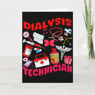 Dialysis Technician Nurse Job Tools Valentine Medi Card