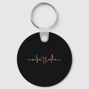 Dialysis Technician Nurse - Kidney Heartbeat Aware Key Ring