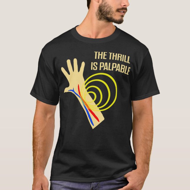 Dialysis Technician Palpable Nephrology Tech T-Shirt (Front)
