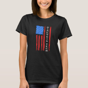 Dialysis Technician Patriotic Dialysis Tech T-Shirt
