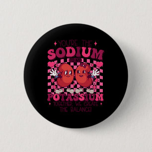 Dialysis Technician Rn Nephrology Nurse Valentine 6 Cm Round Badge