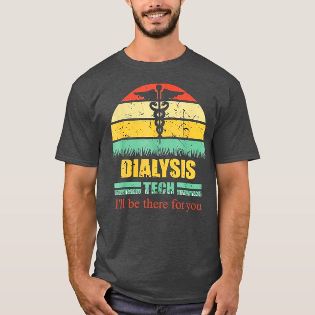 Dialysis Technician Should See My Heart Cool T-Shirt (Front)