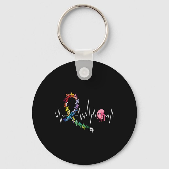 Dialysis Technician Squad Nephrology Tech  Key Ring (Front)