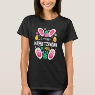 Dialysis Technician Teacher Bunny Easter Day Rabbi T-Shirt