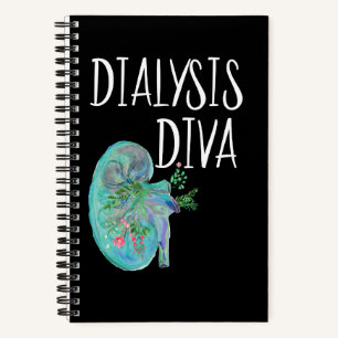 Dialysis Technician Women Kidney Transplant Nurse Notebook