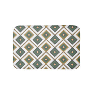 Diamante in green bath mat