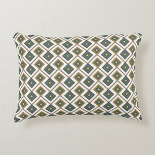Diamante in green decorative cushion