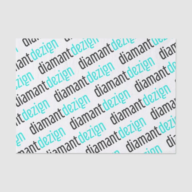 Diamant's Custom Logo Tissue Paper (Front)