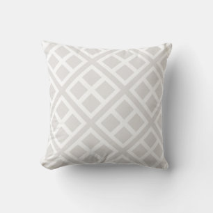 Diamond4 [gray] - Japanese Traditional Pattern Cushion