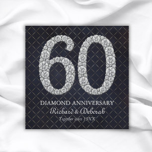 Diamond 60th Wedding Anniversary Greeting Card