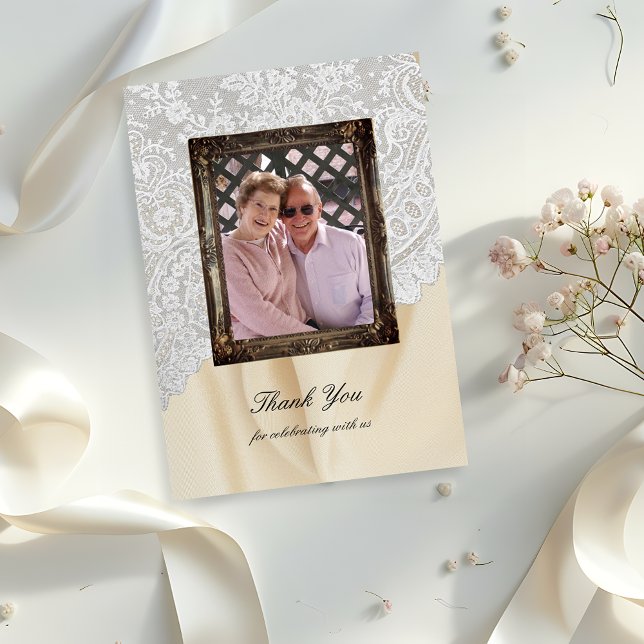 Diamond 60th Wedding Anniversary Thank You Card (Creator Uploaded)