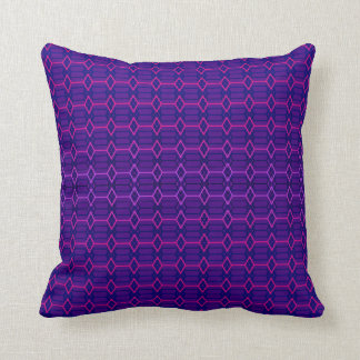 Diamond and Hexagon Geometric Pattern Cushion